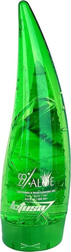 99% Purity Aloe Vera Gel for Face, Body and Hair & Soothing, Moisture, After-Sun, Aftershave, Dry Skin (250ml) - British D'sire