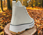 Women’s Chunky Sole Canvas Trainers