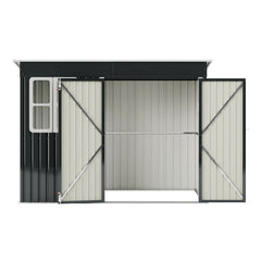 9X6FT Outdoor Metal Garden Storage Shed - Storage Shed - British D'sire
