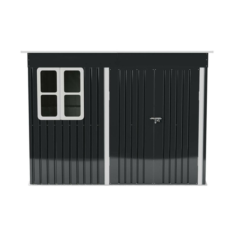 8.5X5.5FT Outdoor Metal Garden Storage Shed Secondary image
