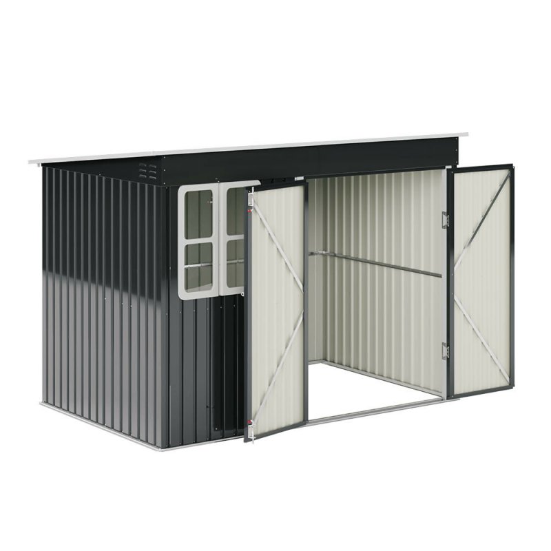 9X6FT Outdoor Metal Garden Storage Shed - Storage Shed - British D'sire