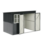 9X6FT Outdoor Metal Garden Storage Shed - Storage Shed - British D'sire