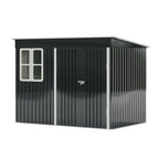 9X6FT Outdoor Metal Garden Storage Shed - Storage Shed - British D'sire