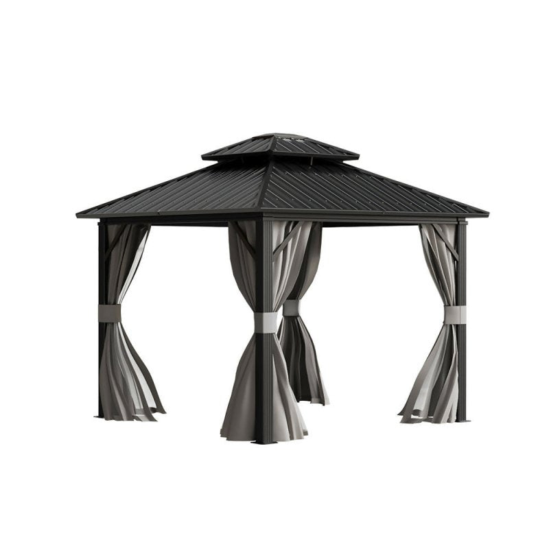 9x9ft Hardtop Patio Gazebo - Gazebo - British D'sire