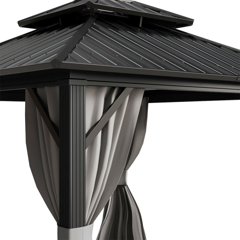9x9ft Hardtop Patio Gazebo - Gazebo - British D'sire