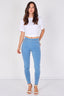 Light Wash Stretch Denim Jeggings