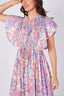 Paisley Button-Front Maxi Dress