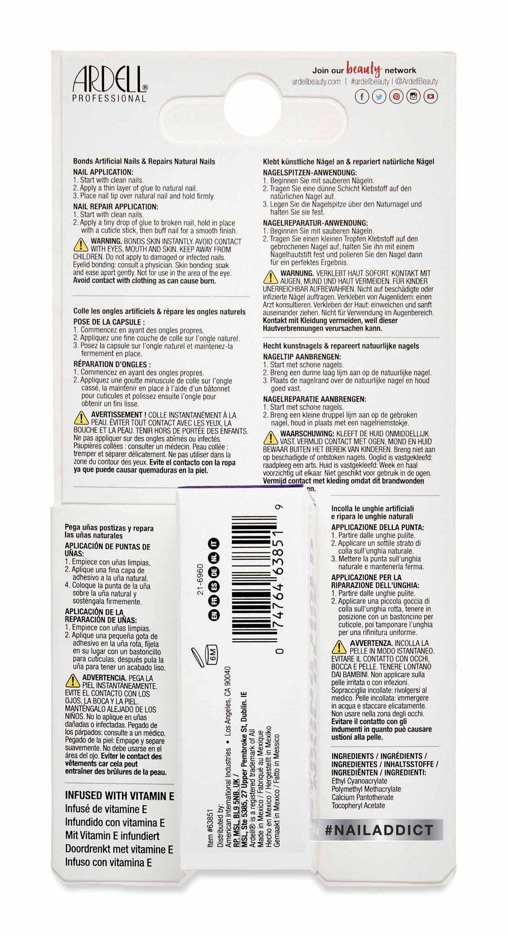 Ardell Nail Addict Strong Hold Glue, 4g