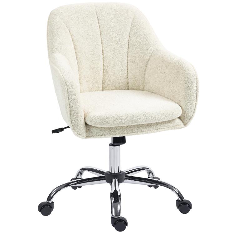 [UK Warehouse] Snow Flannel Office Chair - Beige Main image