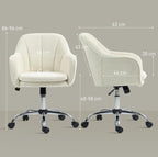 [UK Warehouse] Snow Flannel Office Chair - Beige