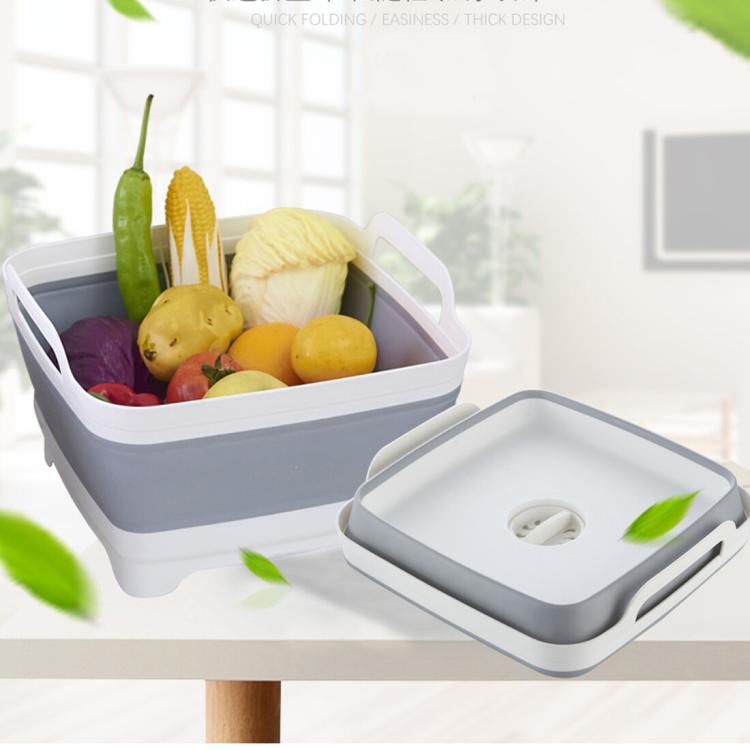 [UK Warehouse] Foldable Multipurpose Basin Collapsible Washing Up Bowl Camping Sink Travel UK
