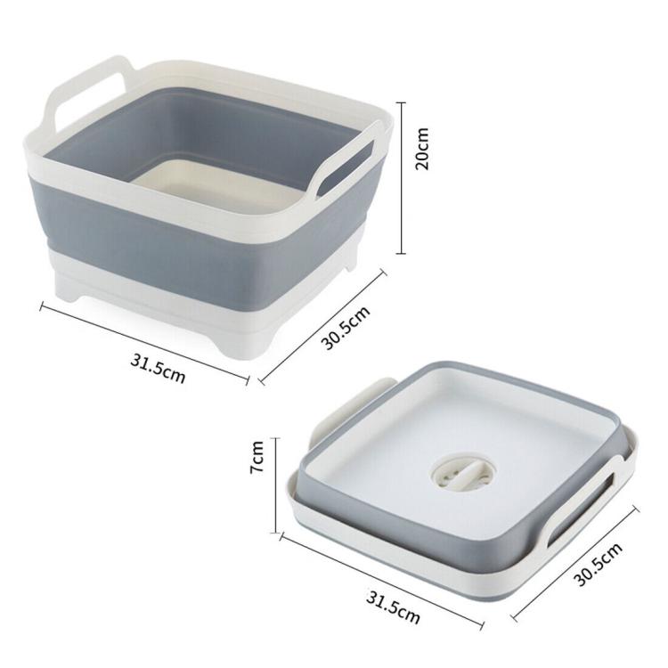 [UK Warehouse] Foldable Multipurpose Basin Collapsible Washing Up Bowl Camping Sink Travel UK