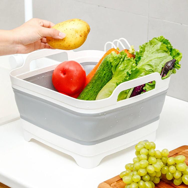 [UK Warehouse] Foldable Multipurpose Basin Collapsible Washing Up Bowl Camping Sink Travel UK