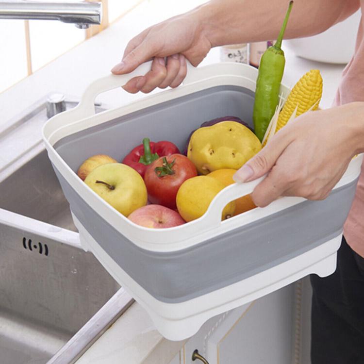 [UK Warehouse] Foldable Multipurpose Basin Collapsible Washing Up Bowl Camping Sink Travel UK