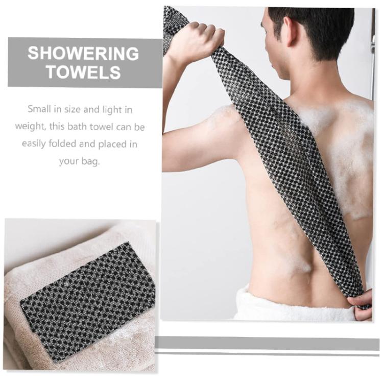[UK Warehouse] Body Cleaning Back Scrubber Exfoliating Bath Towel Washcloth Shower Scrubber