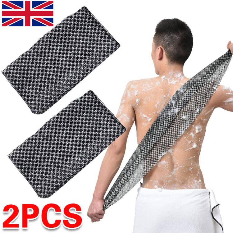 [UK Warehouse] Body Cleaning Back Scrubber Exfoliating Bath Towel Washcloth Shower Scrubber