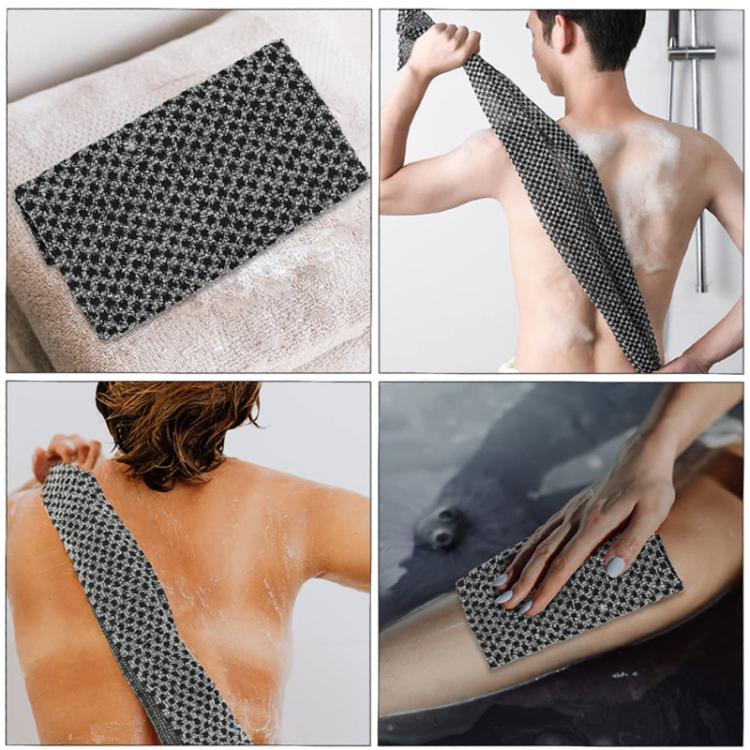 [UK Warehouse] Body Cleaning Back Scrubber Exfoliating Bath Towel Washcloth Shower Scrubber