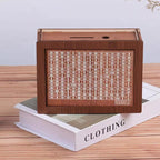 [UK Warehouse] £10000 Wooden Money Box Counter Piggy Bank Cash Coin Saving Adult Kids