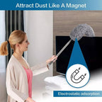 [UK Warehouse] 9pcs Extendable Feather Duster Long Telescopic Duster Magic Static Duster Brush