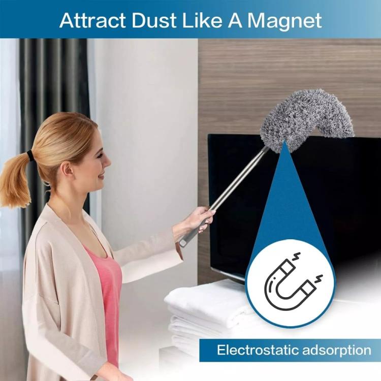 [UK Warehouse] 9pcs Extendable Feather Duster Long Telescopic Duster Magic Static Duster Brush