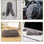 [UK Warehouse] 9pcs Extendable Feather Duster Long Telescopic Duster Magic Static Duster Brush