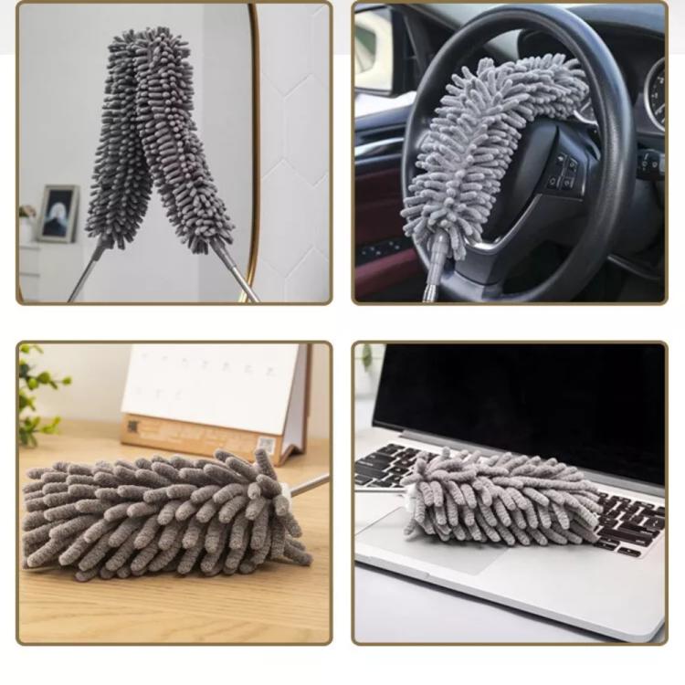 [UK Warehouse] 9pcs Extendable Feather Duster Long Telescopic Duster Magic Static Duster Brush