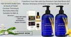 Ammuri Biotin & Caffeine Shampoo with Hair Repair Oil for scalp and hair conditioning