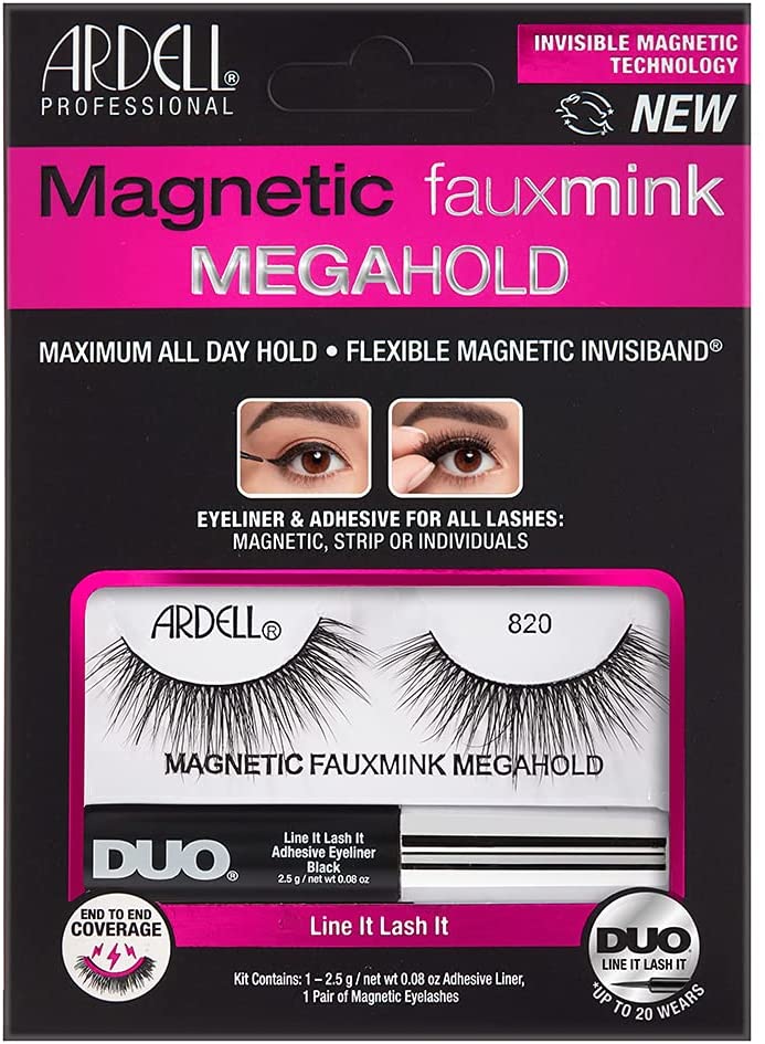 Ardell Magnetic Faux Mink MegaHold Liquid Liner & Lash 820 Main image