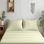 Luxury 400TC Sateen Cotton Housewife Pillowcase Pair Hotel Quality Envelope Closing
