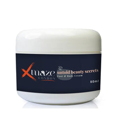 Xmaze Natural Night Body and Foot Cream |Prevents Cracked Heels, Enhances Skin Softness, and Deeply Hydrates | 100% Natural and Paraben Free (30ml)
