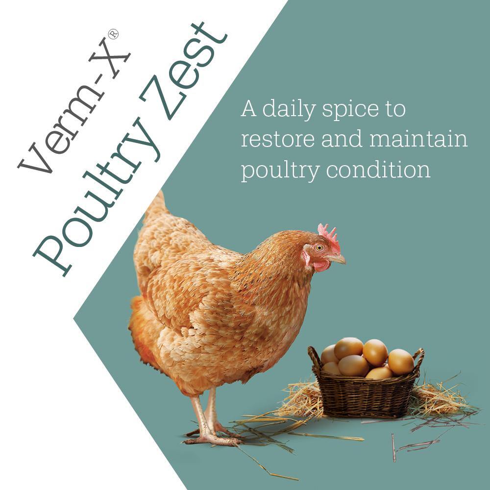 Verm-X Poultry Zest Pellets for Poultry, Ducks, Geese, Turkeys & Game ...