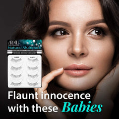 Ardell Natural Lashes Multipack Babies, Black