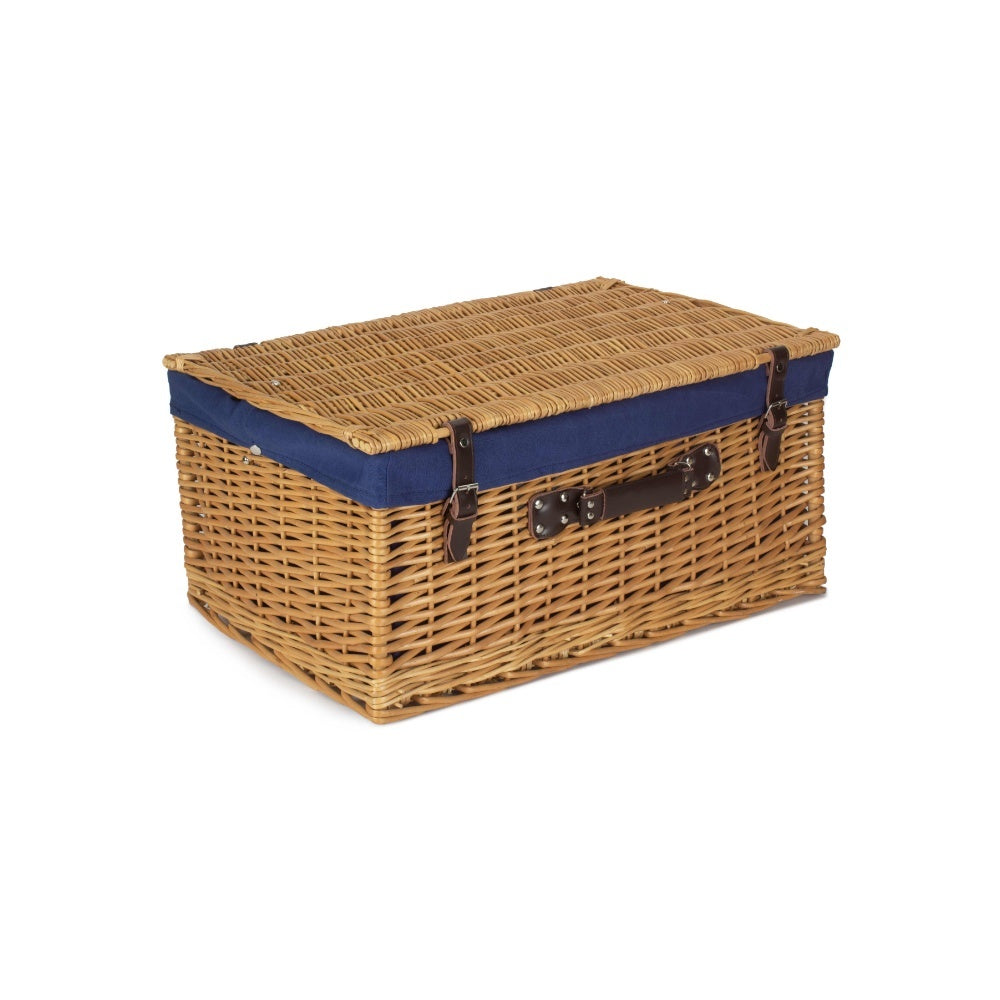 Red Hamper Buff 62cm Picnic Basket