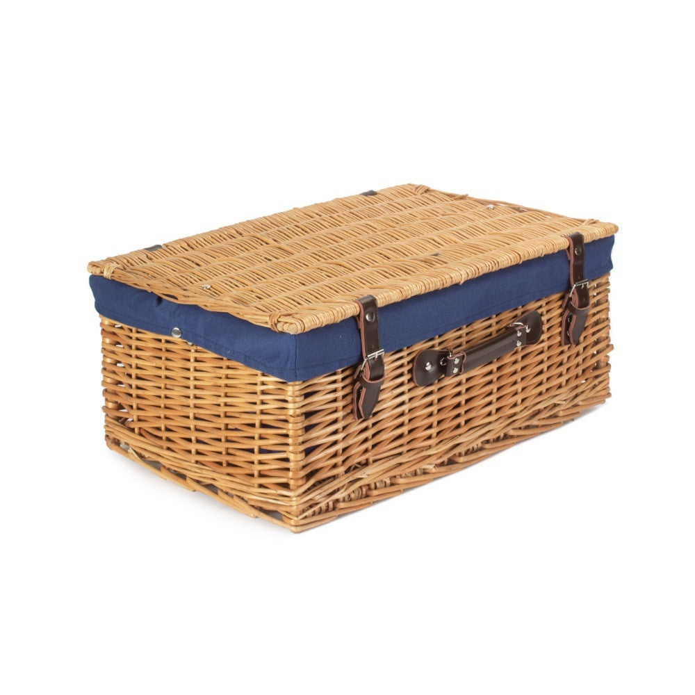 Red Hamper 55cm Buff Empty Picnic Basket