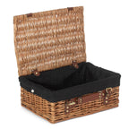Red Hamper 35cm Light Steamed Wicker Picnic Basket