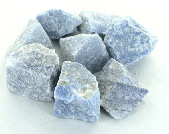Blue Quartz Raw Crystal Stone