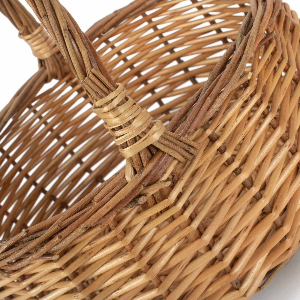 Two Tone Mini Wicker Shopper Basket