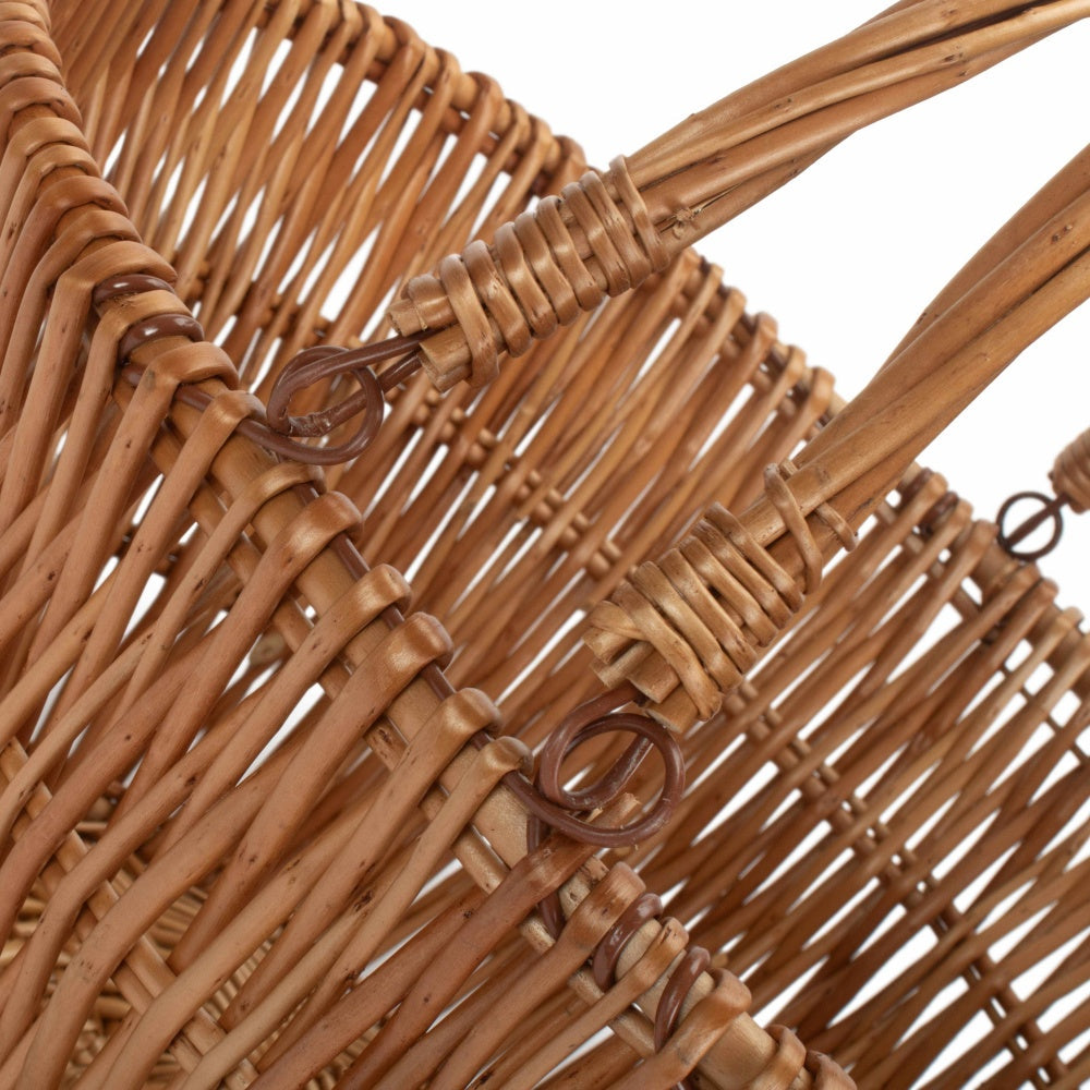 Red Hamper Chatsworth Market Double Steamed Wicker Shopping Basket