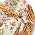 Small Deluxe Wicker Shopping Basket