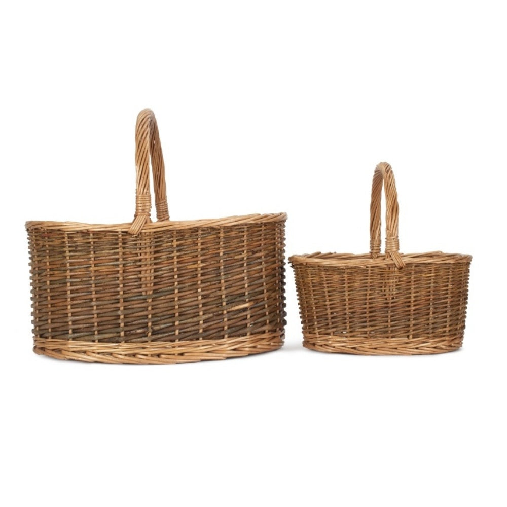 Childs Country Oval Wicker Shopping Basket Unlined