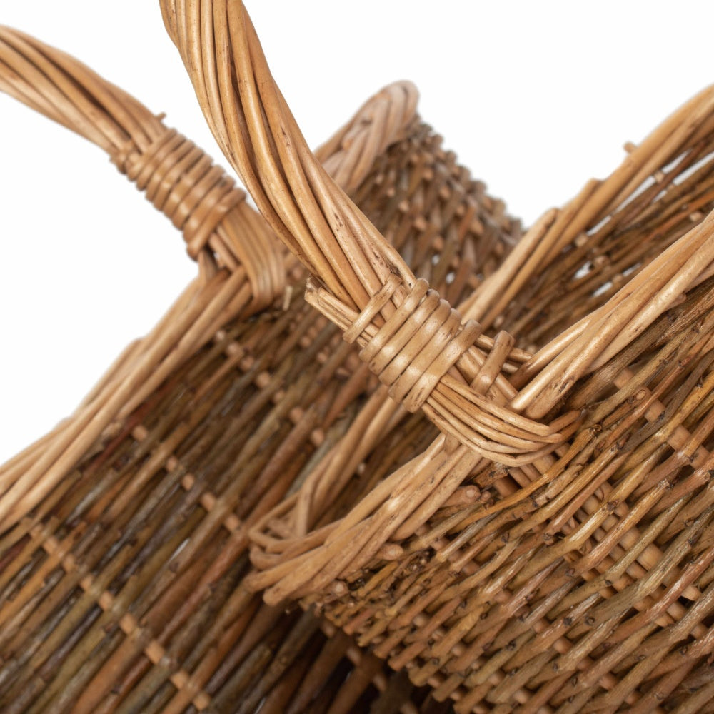 Childs Country Oval Wicker Shopping Basket Unlined