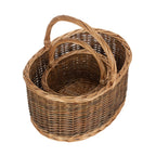 Childs Country Oval Wicker Shopping Basket Unlined