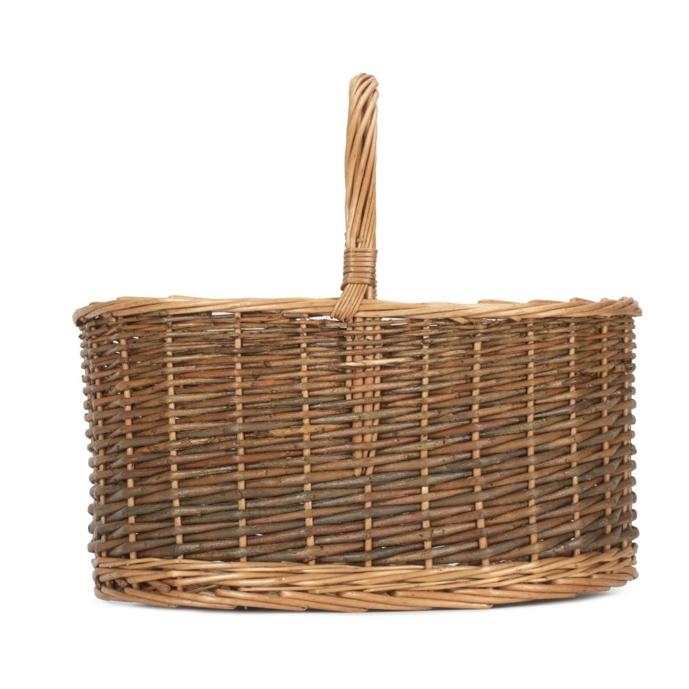 Childs Country Oval Wicker Shopping Basket Unlined