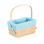 Red Hamper Chipwood Swing Handle Basket