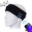 Knitted Bluetooth Headsfree Sport Music Headband with Mic for iPhone / Samsung and Other Bluetooth Devices(Black)