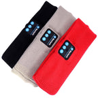 Knitted Bluetooth Headsfree Sport Music Headband with Mic for iPhone / Samsung and Other Bluetooth Devices(Black)