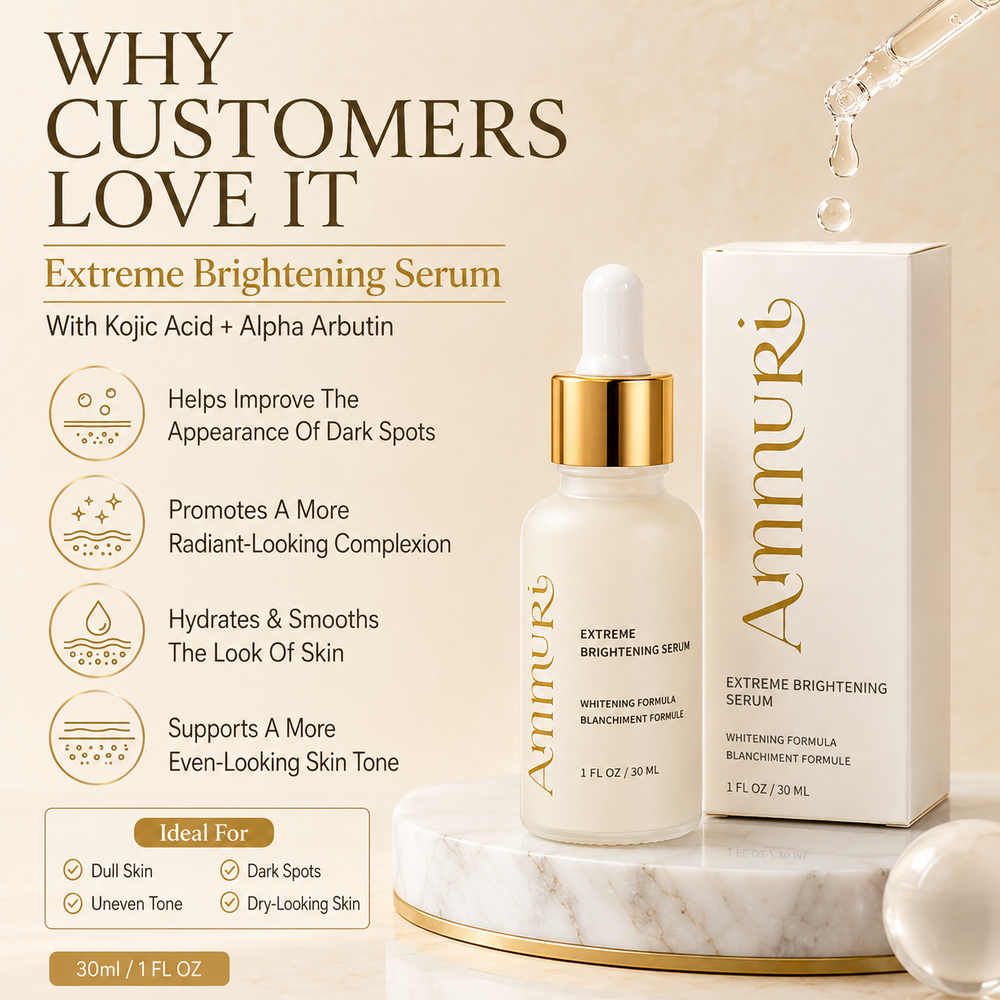 Ammuri Extreme Whitening Brightening Serum - Nourishing and Hydrating Serum