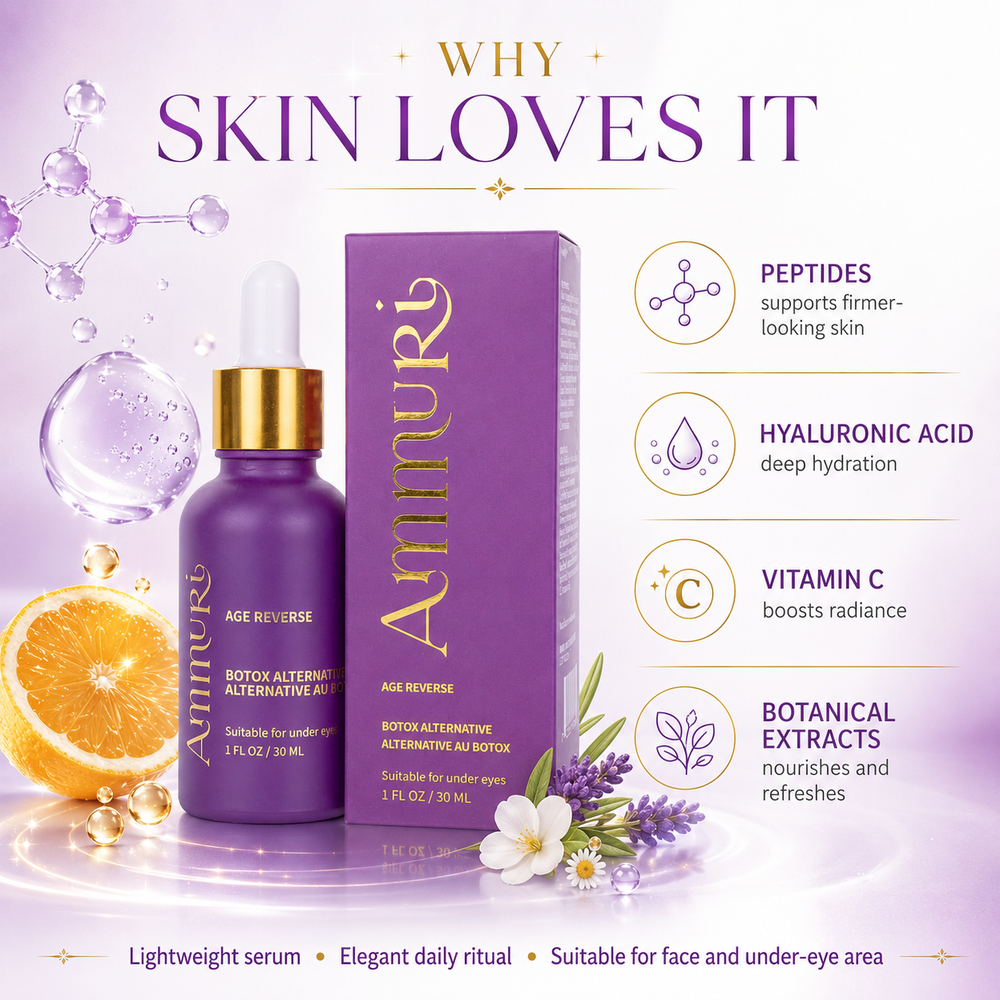 Ammuri Age Reverse Peptide Serum skincare routine image