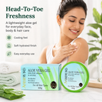 Ammuri Pure Aloe Vera Gel Natural Moisturizer Skin Psoriasis Treatment