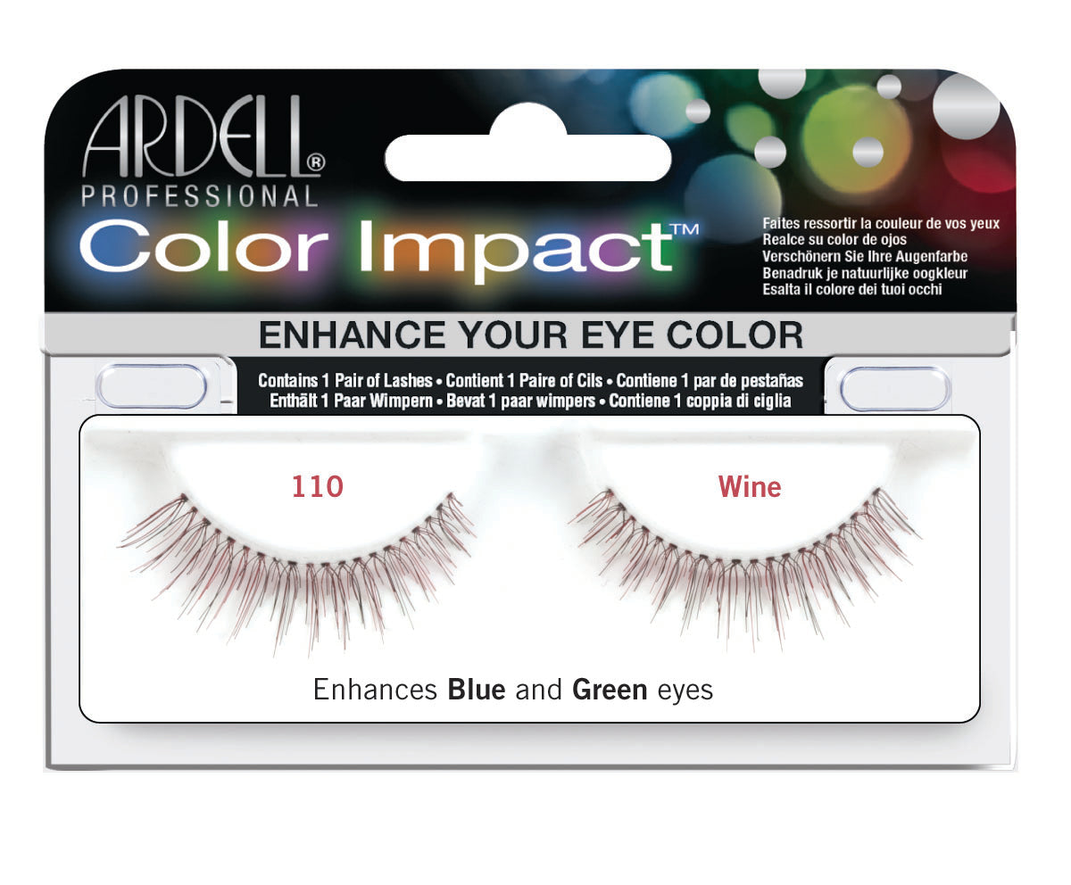 Ardell Color Impact Lash 110, Wine, 1 pair